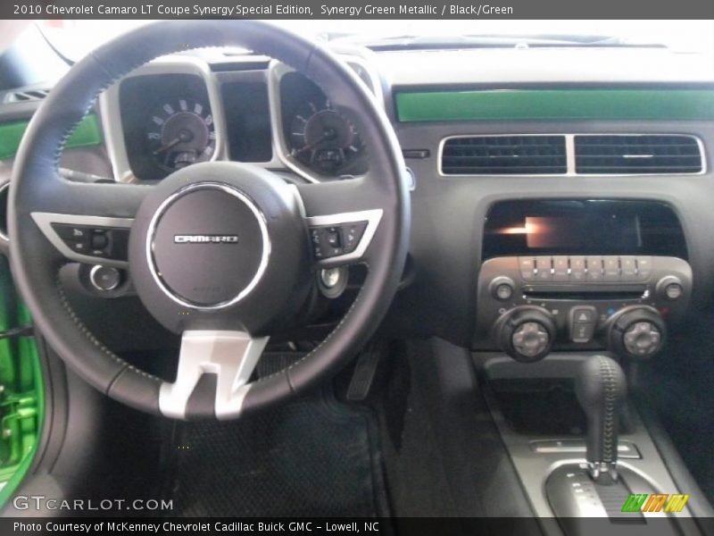 Synergy Green Metallic / Black/Green 2010 Chevrolet Camaro LT Coupe Synergy Special Edition