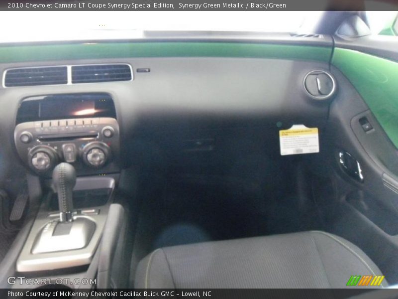 Synergy Green Metallic / Black/Green 2010 Chevrolet Camaro LT Coupe Synergy Special Edition