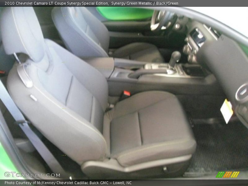 Synergy Green Metallic / Black/Green 2010 Chevrolet Camaro LT Coupe Synergy Special Edition