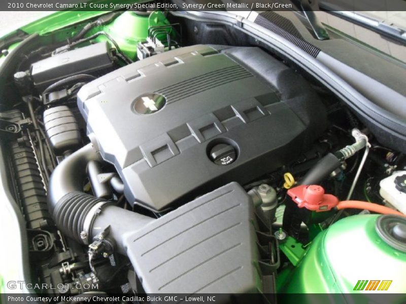 Synergy Green Metallic / Black/Green 2010 Chevrolet Camaro LT Coupe Synergy Special Edition