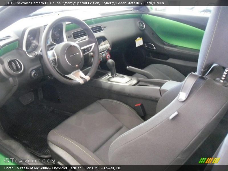 Synergy Green Metallic / Black/Green 2010 Chevrolet Camaro LT Coupe Synergy Special Edition