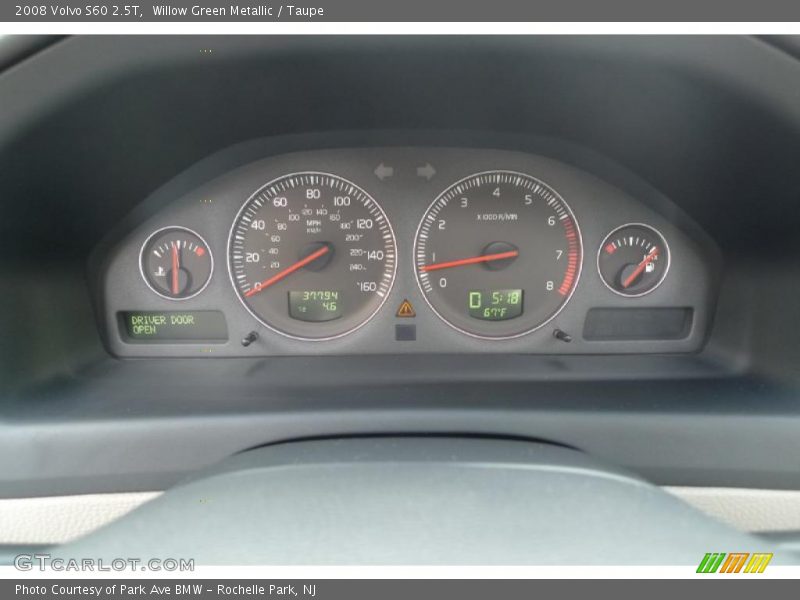 Willow Green Metallic / Taupe 2008 Volvo S60 2.5T