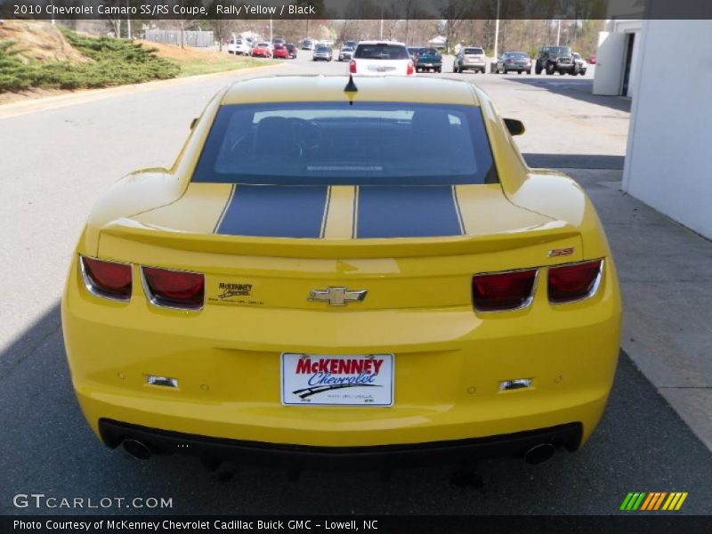 Rally Yellow / Black 2010 Chevrolet Camaro SS/RS Coupe