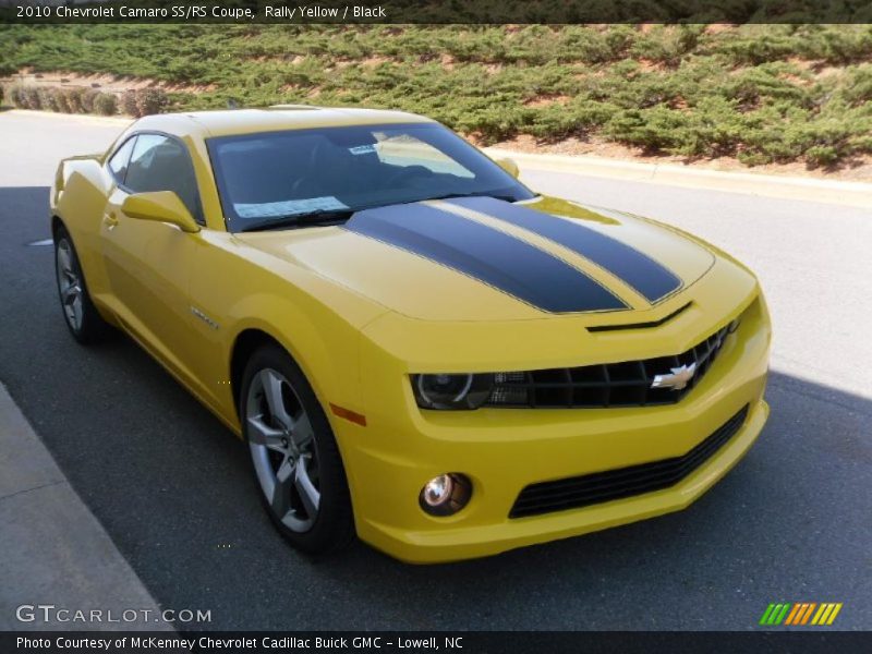 Rally Yellow / Black 2010 Chevrolet Camaro SS/RS Coupe