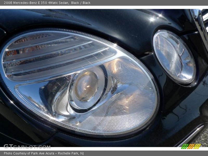 Black / Black 2008 Mercedes-Benz E 350 4Matic Sedan