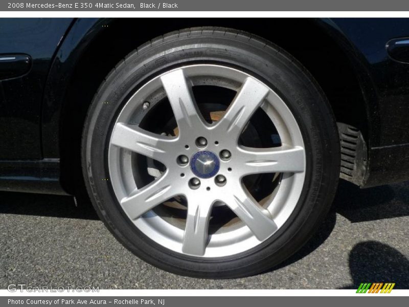 Black / Black 2008 Mercedes-Benz E 350 4Matic Sedan