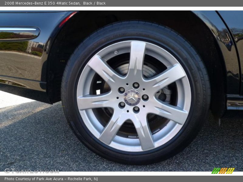 Black / Black 2008 Mercedes-Benz E 350 4Matic Sedan