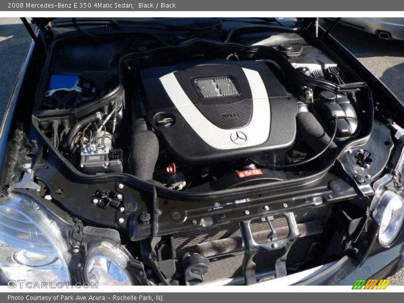 Black / Black 2008 Mercedes-Benz E 350 4Matic Sedan