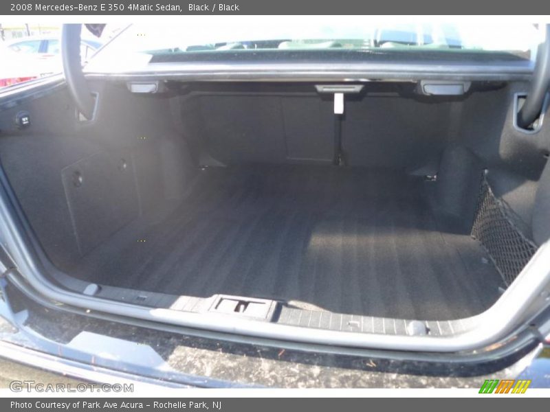 Black / Black 2008 Mercedes-Benz E 350 4Matic Sedan
