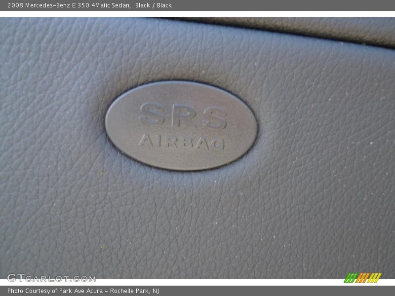 Black / Black 2008 Mercedes-Benz E 350 4Matic Sedan