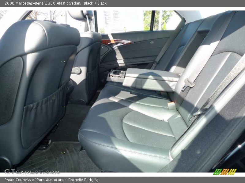 Black / Black 2008 Mercedes-Benz E 350 4Matic Sedan