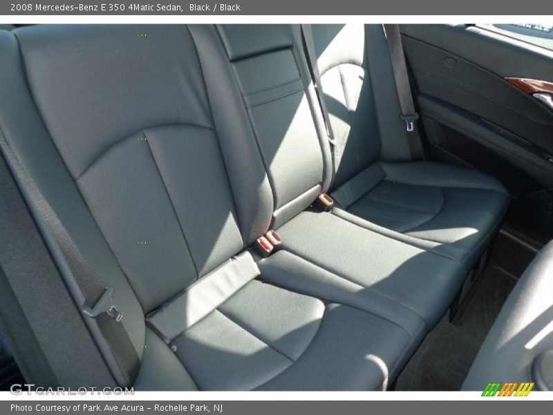 Black / Black 2008 Mercedes-Benz E 350 4Matic Sedan