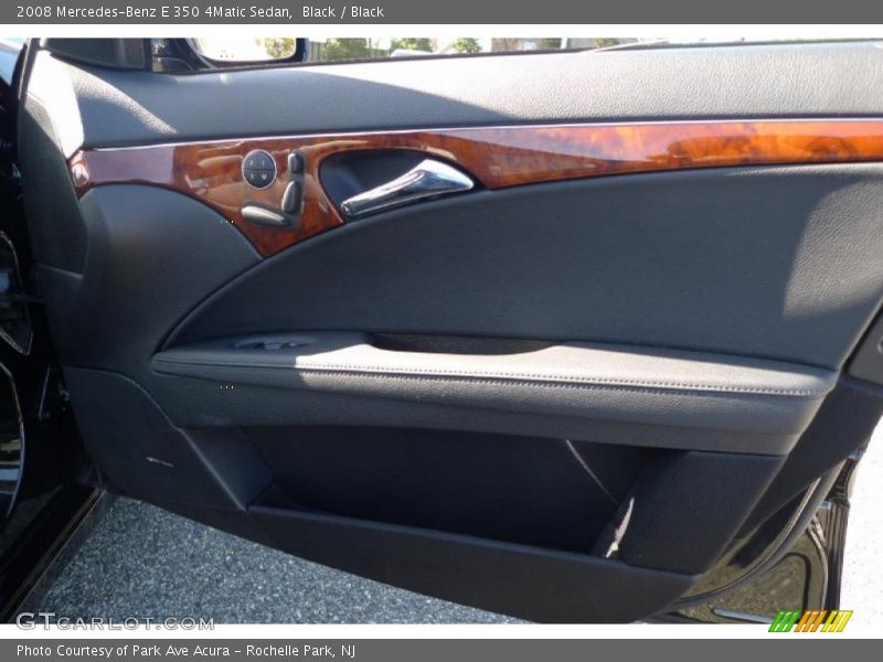 Black / Black 2008 Mercedes-Benz E 350 4Matic Sedan