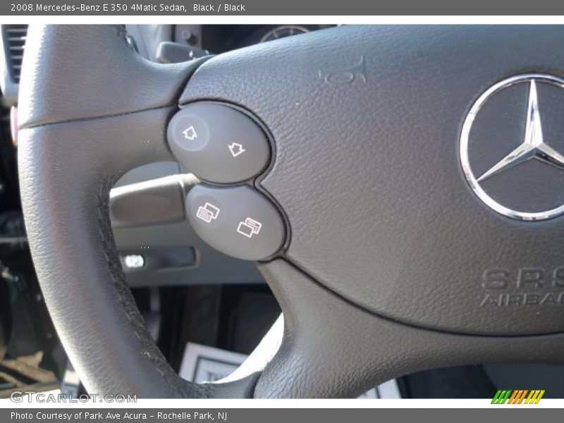 Black / Black 2008 Mercedes-Benz E 350 4Matic Sedan
