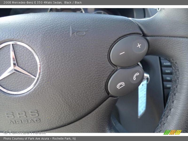 Black / Black 2008 Mercedes-Benz E 350 4Matic Sedan