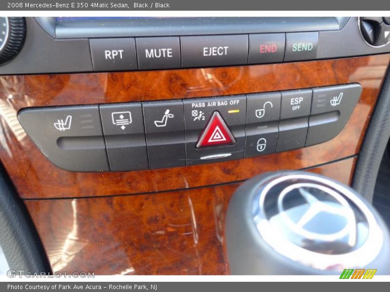 Black / Black 2008 Mercedes-Benz E 350 4Matic Sedan
