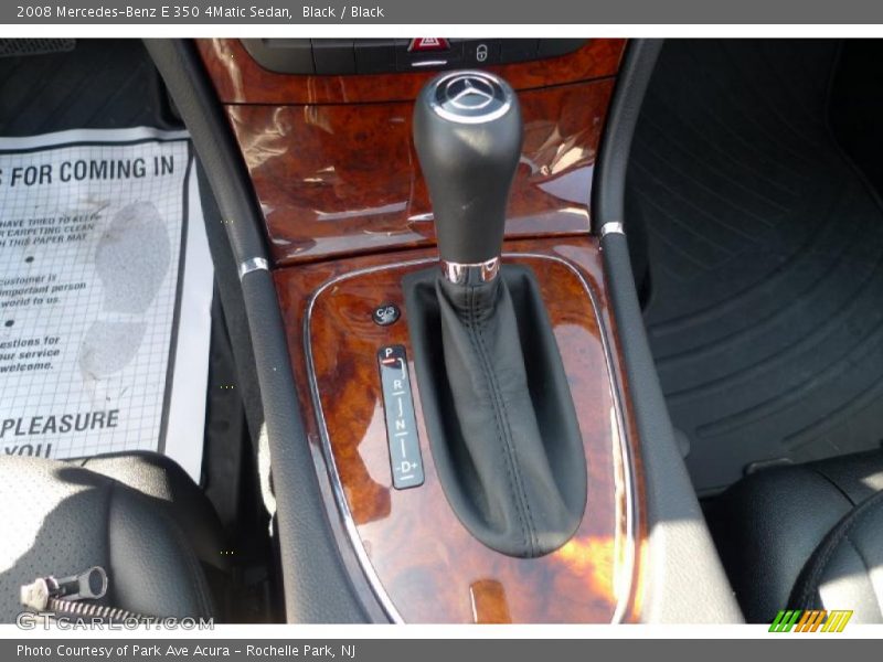 Black / Black 2008 Mercedes-Benz E 350 4Matic Sedan