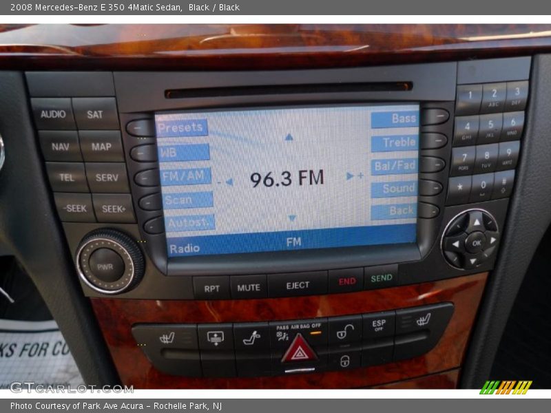 Black / Black 2008 Mercedes-Benz E 350 4Matic Sedan