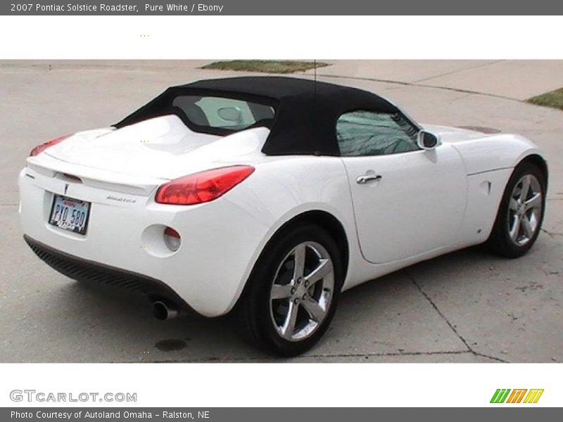 Pure White / Ebony 2007 Pontiac Solstice Roadster