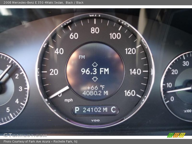 Black / Black 2008 Mercedes-Benz E 350 4Matic Sedan