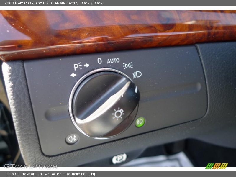 Black / Black 2008 Mercedes-Benz E 350 4Matic Sedan