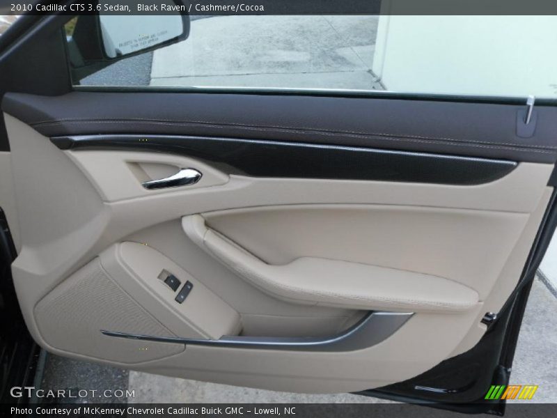 Black Raven / Cashmere/Cocoa 2010 Cadillac CTS 3.6 Sedan