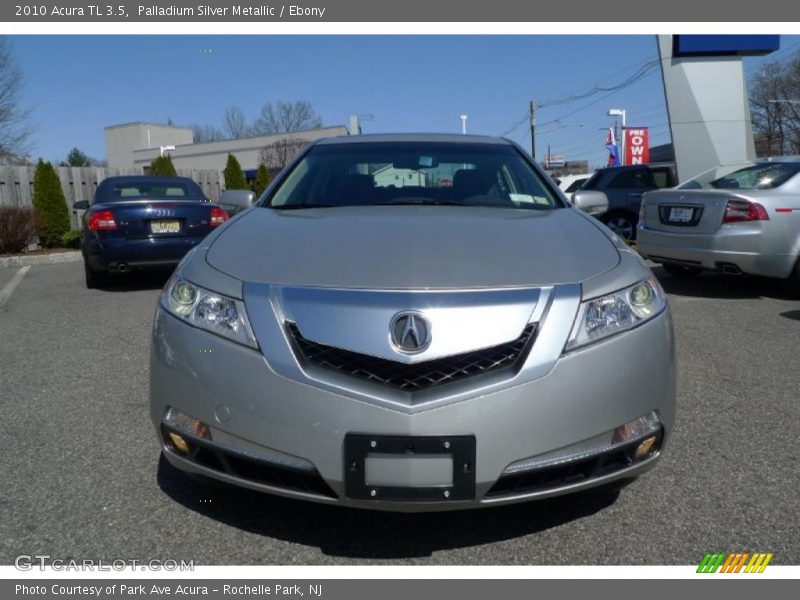 Palladium Silver Metallic / Ebony 2010 Acura TL 3.5