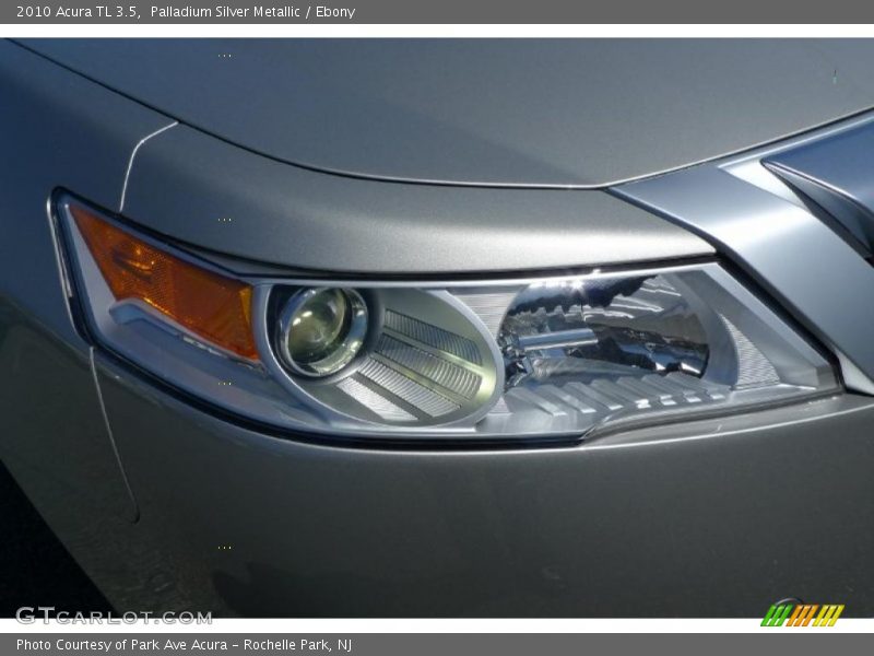 Palladium Silver Metallic / Ebony 2010 Acura TL 3.5