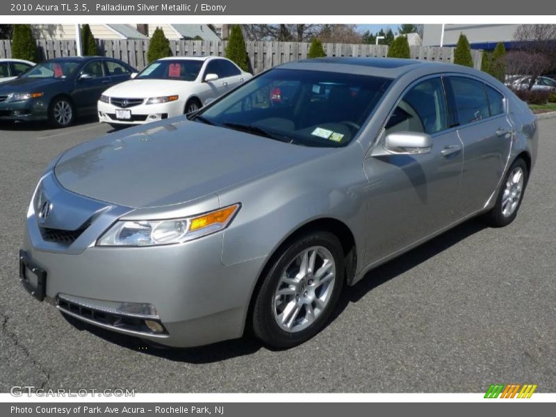 Palladium Silver Metallic / Ebony 2010 Acura TL 3.5