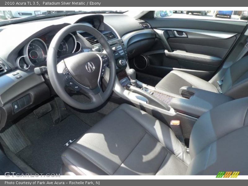 Palladium Silver Metallic / Ebony 2010 Acura TL 3.5