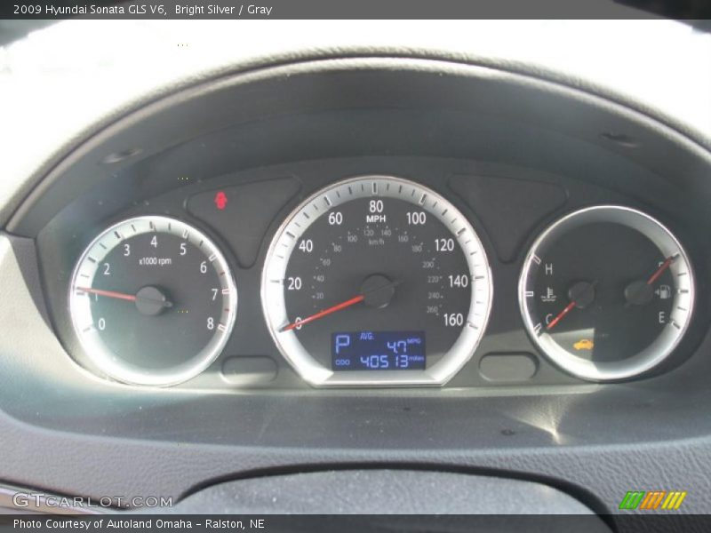 Bright Silver / Gray 2009 Hyundai Sonata GLS V6