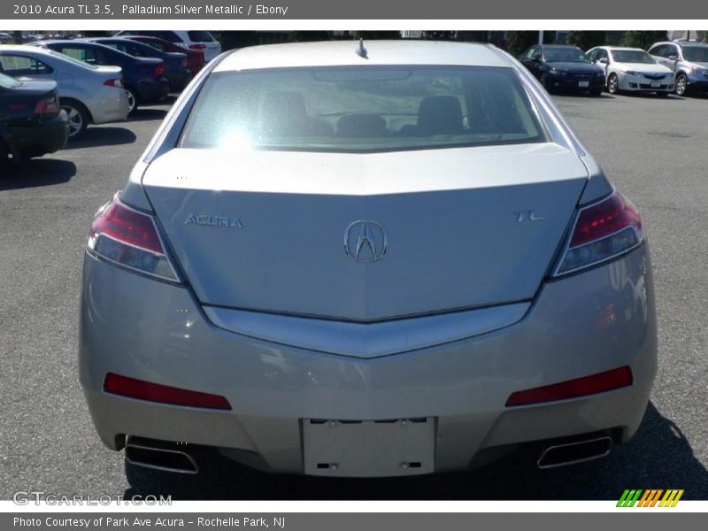 Palladium Silver Metallic / Ebony 2010 Acura TL 3.5