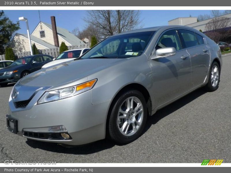 Palladium Silver Metallic / Ebony 2010 Acura TL 3.5