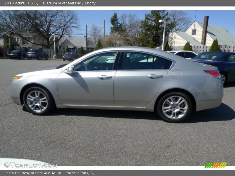 Palladium Silver Metallic / Ebony 2010 Acura TL 3.5