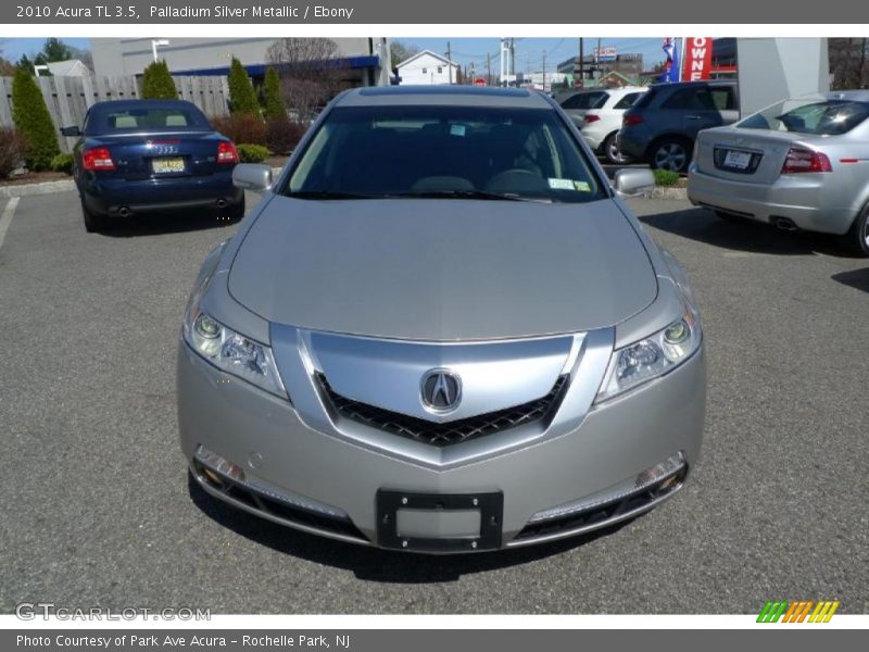 Palladium Silver Metallic / Ebony 2010 Acura TL 3.5