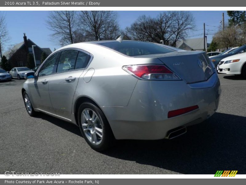 Palladium Silver Metallic / Ebony 2010 Acura TL 3.5