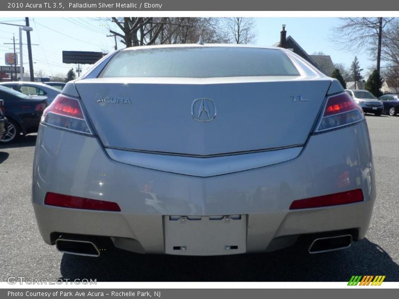 Palladium Silver Metallic / Ebony 2010 Acura TL 3.5