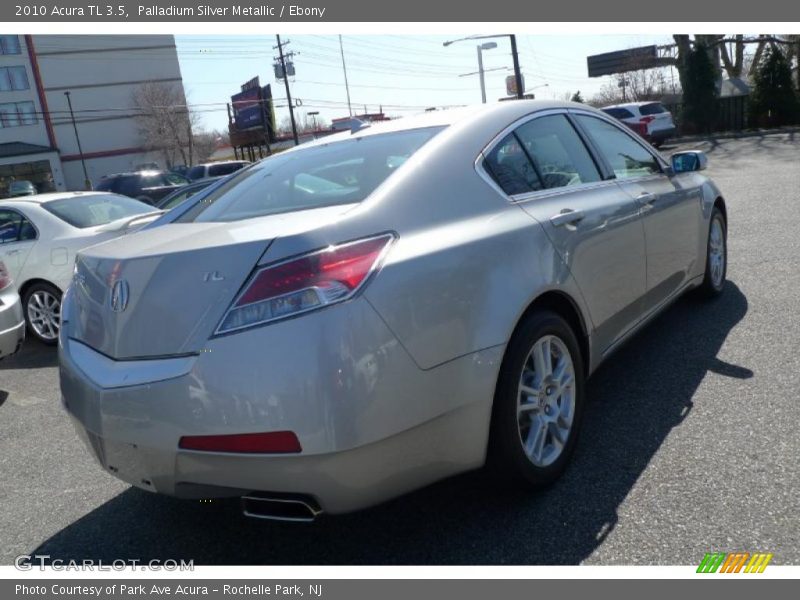 Palladium Silver Metallic / Ebony 2010 Acura TL 3.5