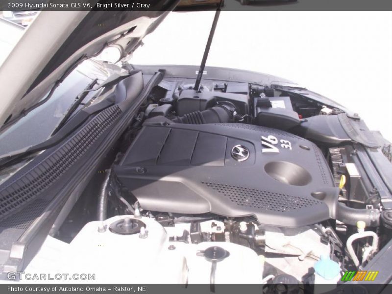 Bright Silver / Gray 2009 Hyundai Sonata GLS V6