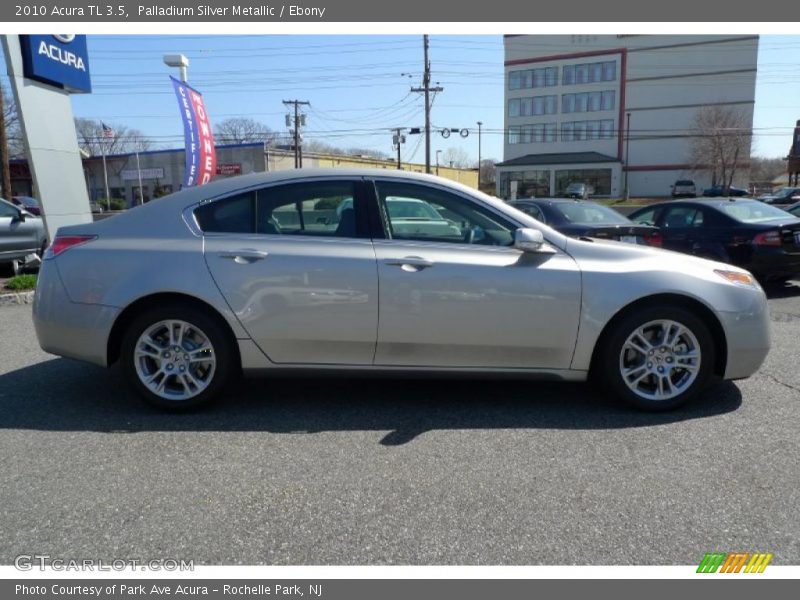 Palladium Silver Metallic / Ebony 2010 Acura TL 3.5
