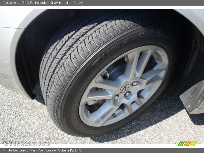 Palladium Silver Metallic / Ebony 2010 Acura TL 3.5