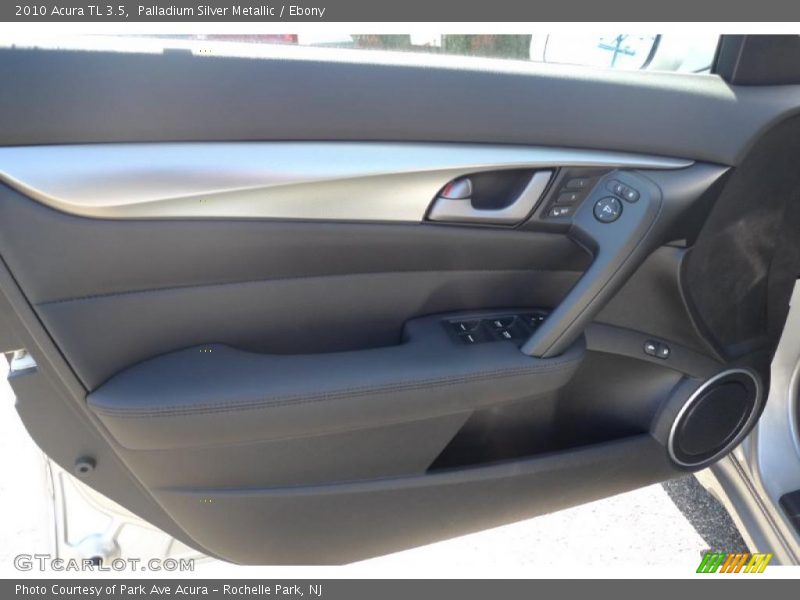 Palladium Silver Metallic / Ebony 2010 Acura TL 3.5