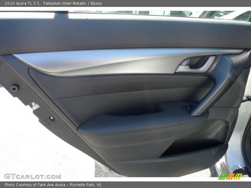 Palladium Silver Metallic / Ebony 2010 Acura TL 3.5