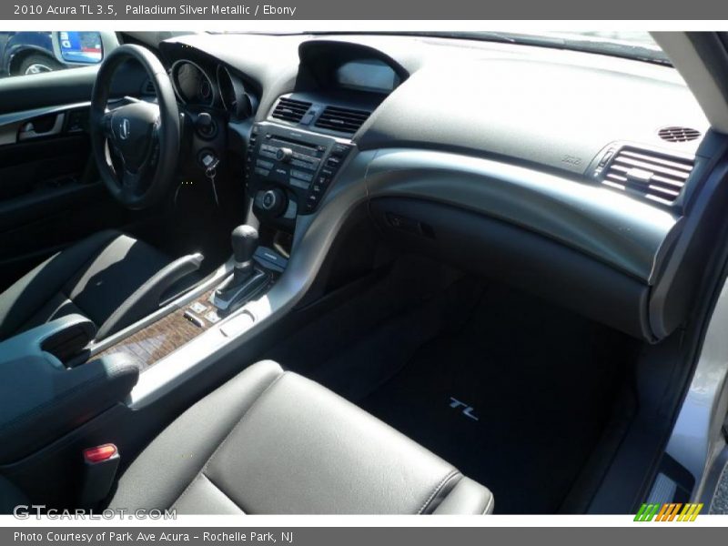 Palladium Silver Metallic / Ebony 2010 Acura TL 3.5