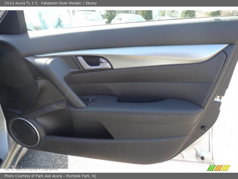 Palladium Silver Metallic / Ebony 2010 Acura TL 3.5