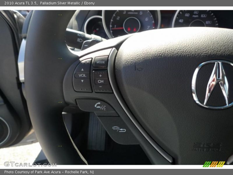 Palladium Silver Metallic / Ebony 2010 Acura TL 3.5