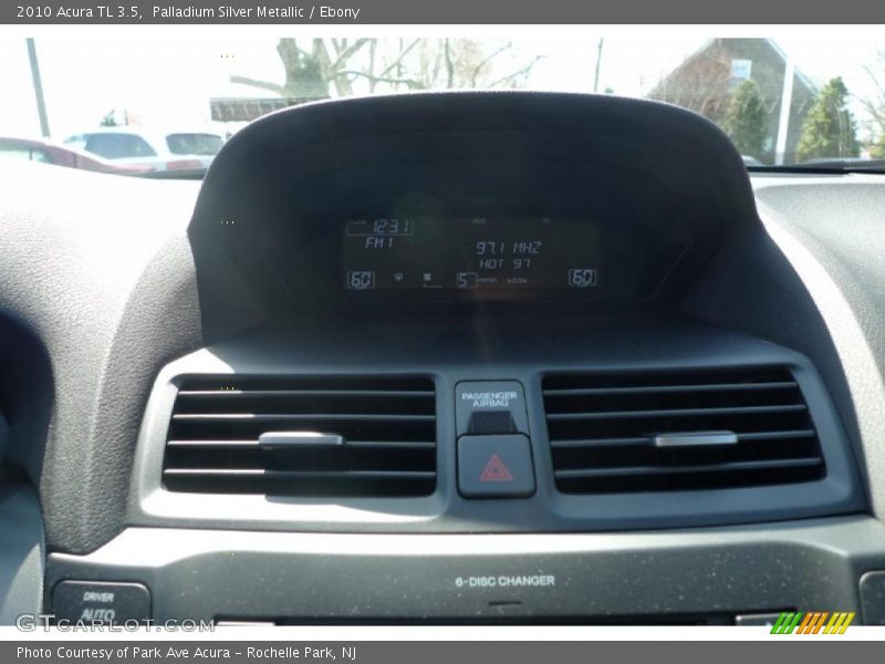 Palladium Silver Metallic / Ebony 2010 Acura TL 3.5