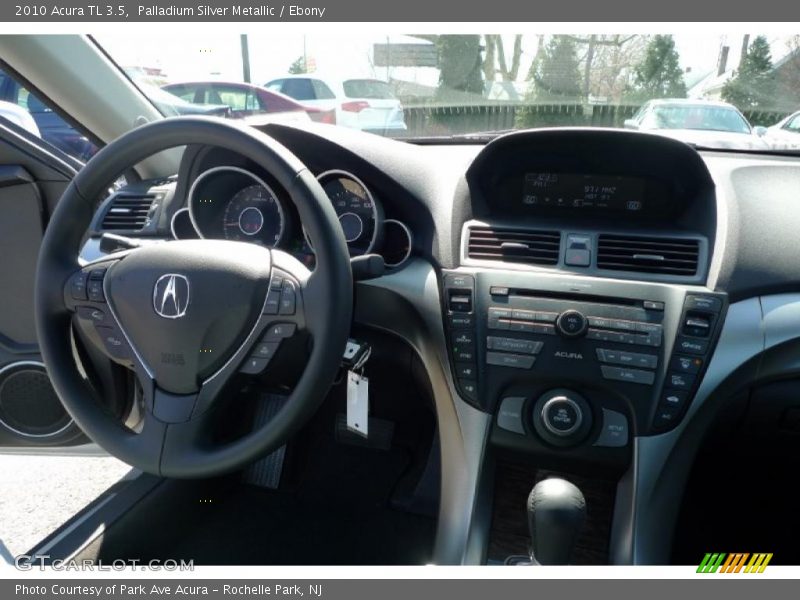 Palladium Silver Metallic / Ebony 2010 Acura TL 3.5