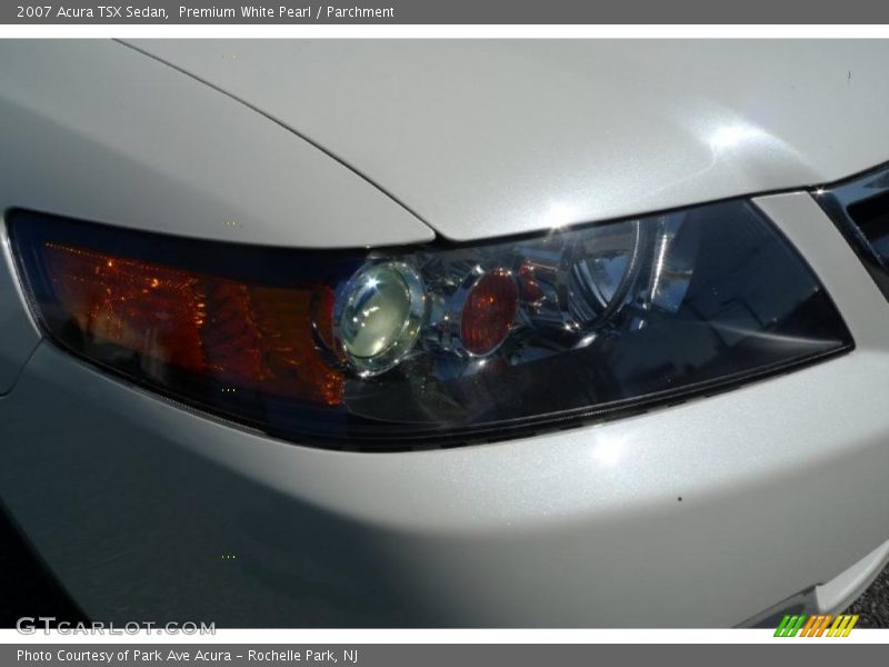 Premium White Pearl / Parchment 2007 Acura TSX Sedan