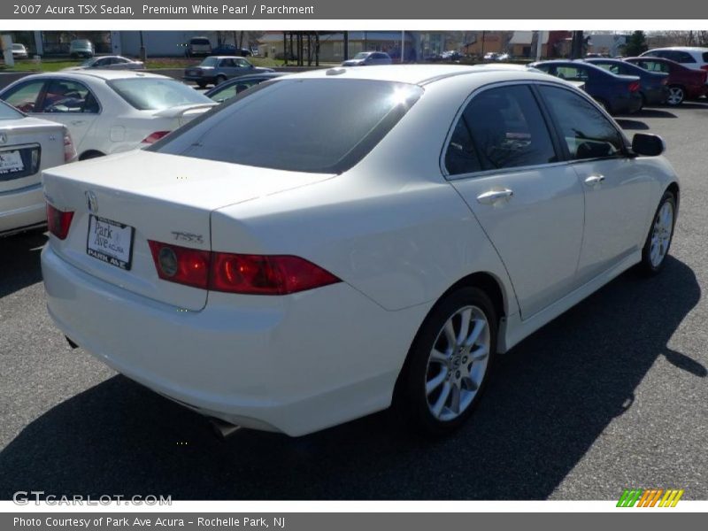 Premium White Pearl / Parchment 2007 Acura TSX Sedan
